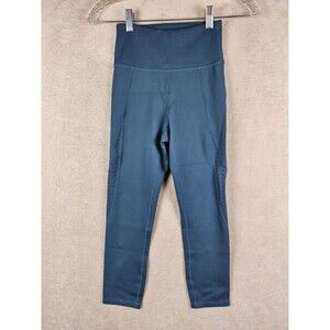 Iris & Ink Women's Athletic Pantaloni Leggings Tapestry Blue White Size XS